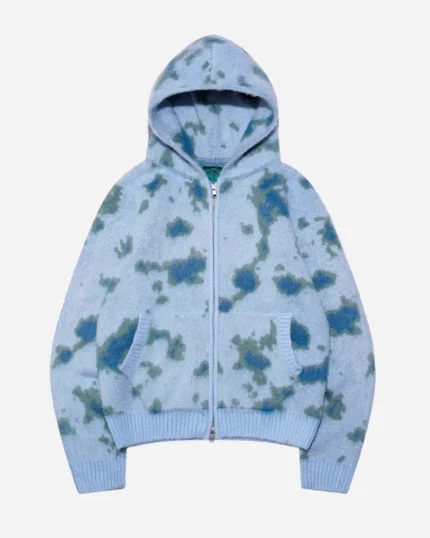 Amoses Aqua Knitted ZIP