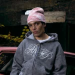 PINK PYTHON BEANIE fd